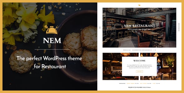 Restaurant WordPress Theme | NEM