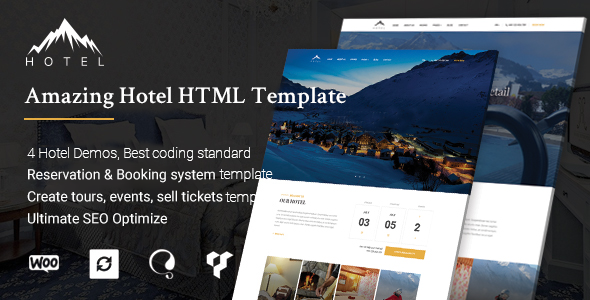 Hotel HTML Template | HotelWP