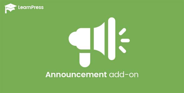 Announcement add-on